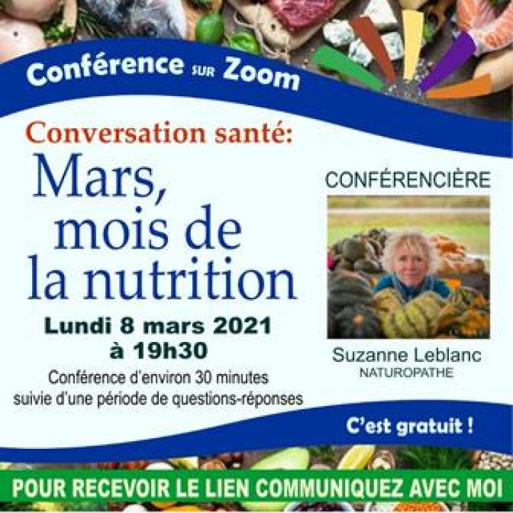 Conférence: Mars mois de la nutrition